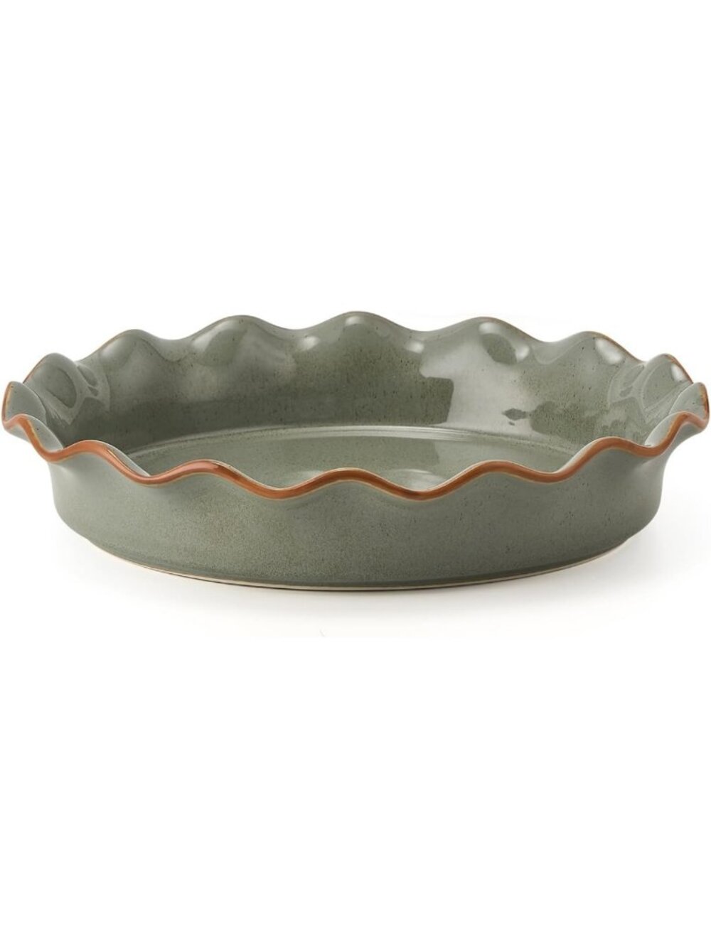 Non-Stick Ceramic Baking Dish, 10.5" Pie Pan, Reusable Kitchen Bakeware